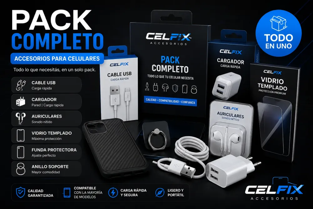  ACCESORIOS PARA CELULARES
