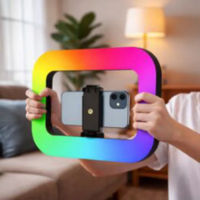 ARO FLASH LED SELFIE RECTANGULAR 28X22 SIN TRIPODE 2