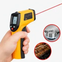 TERMOMETRO DIGITAL LASER INFRARROJO ALTAS TEMPERAT 2