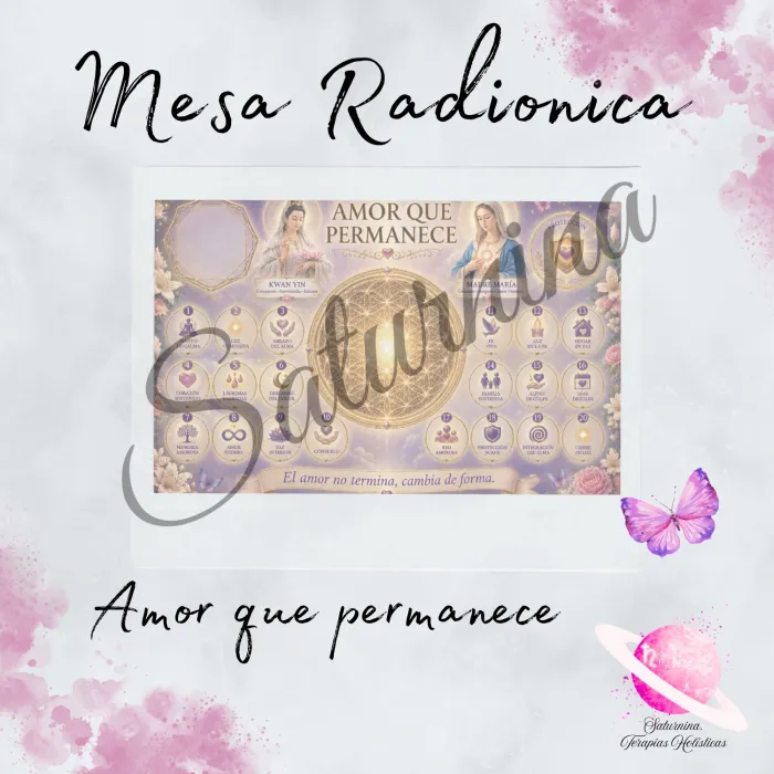 Mesa Radiónica Amor que Permanece.