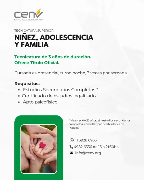 Técnico Superior en Niñez, Adolescencia y Familia 3