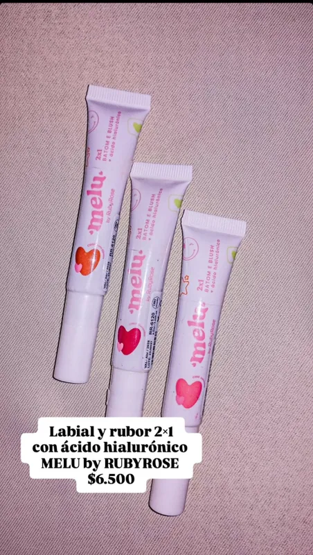 Labial y rubor 2×1 MELU by RUBYROSE 