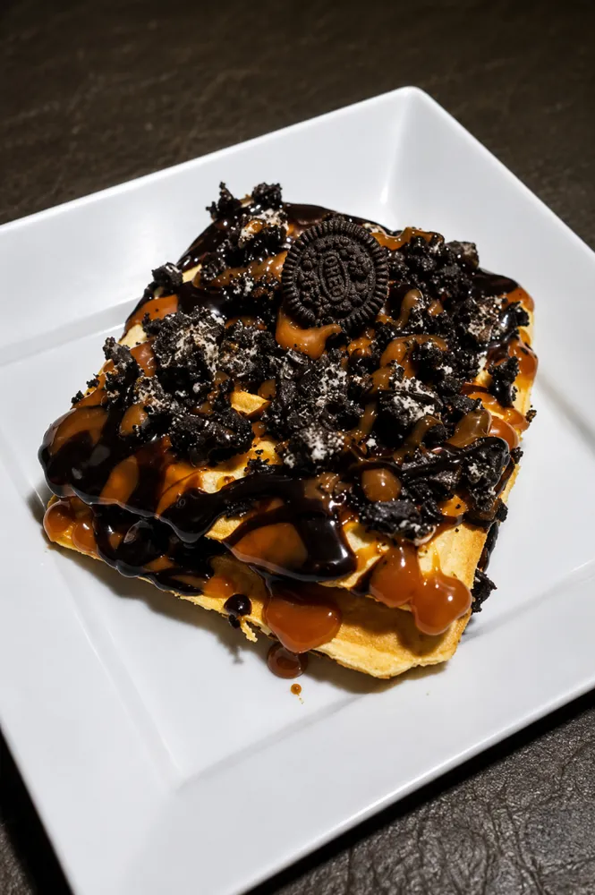 Waffles rellenos