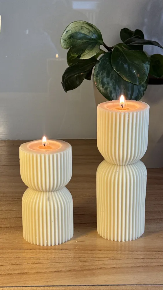 Vela Decorativa Pilar Grande 