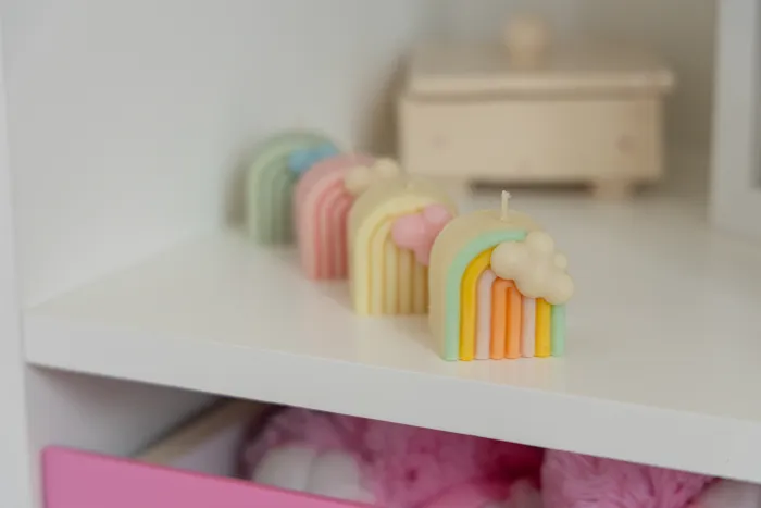 Vela  Souvenir Mini Arcoiris 