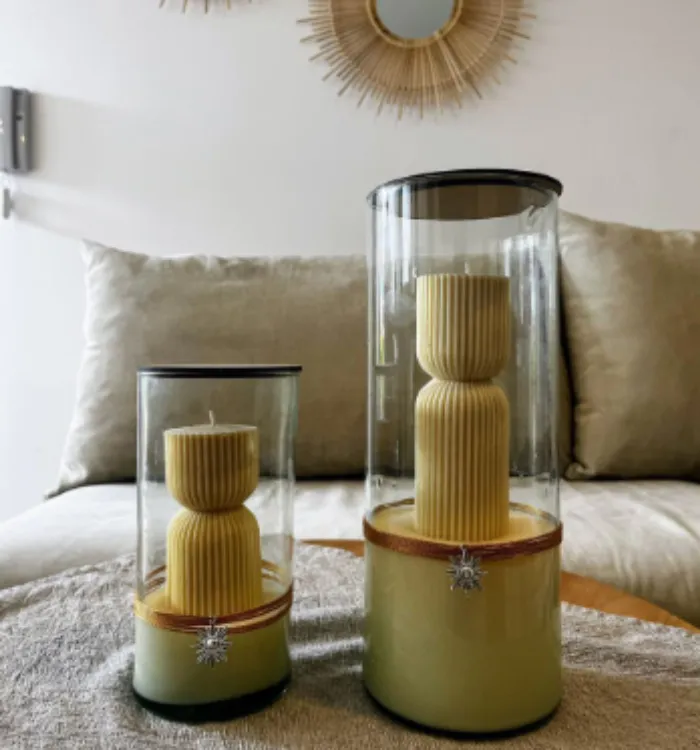 Vela Centro de Mesa Pilar Grande