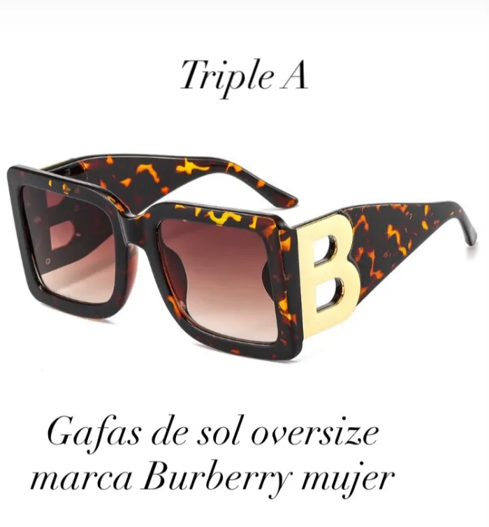 Lentes de sol Oversize Burberry mujer