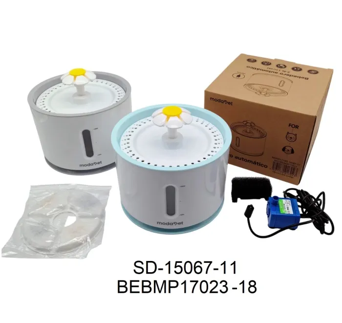 BEBEDERO FUENTE AUTOMATICO FLOR