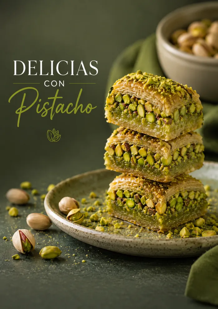 Oro verde delicias con pistacho