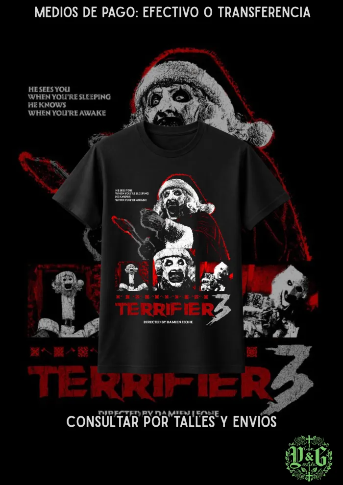 Remera Terrifier 3 