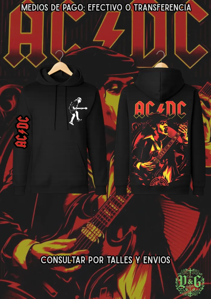 Buzo canguro - AC/DC  