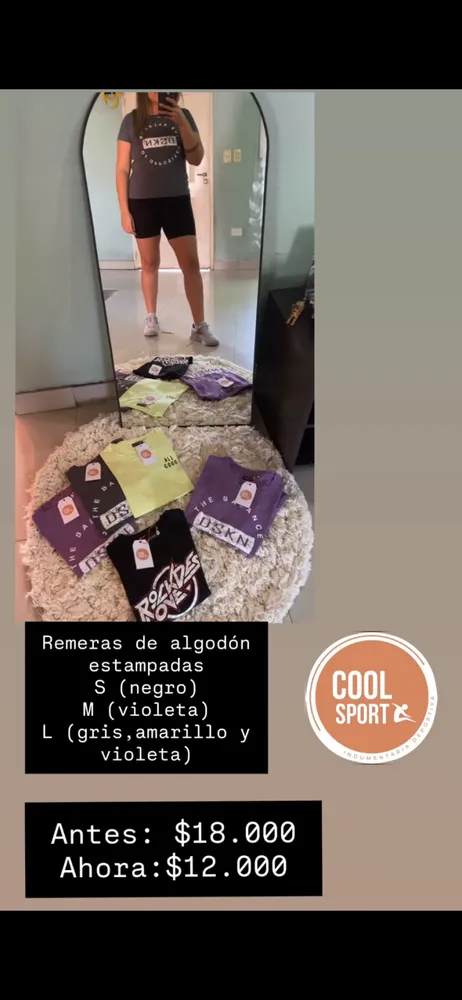 Remeras de algodón 
