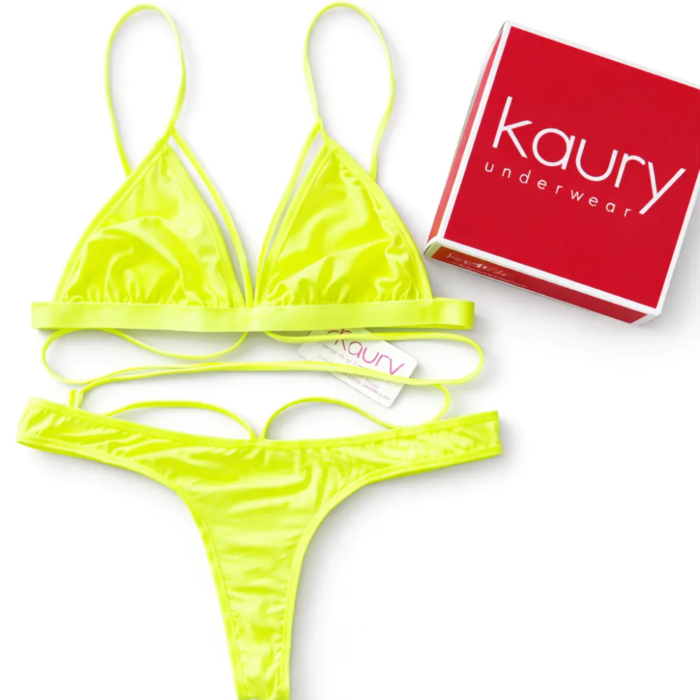 Conjunto Amarillo Flúor 