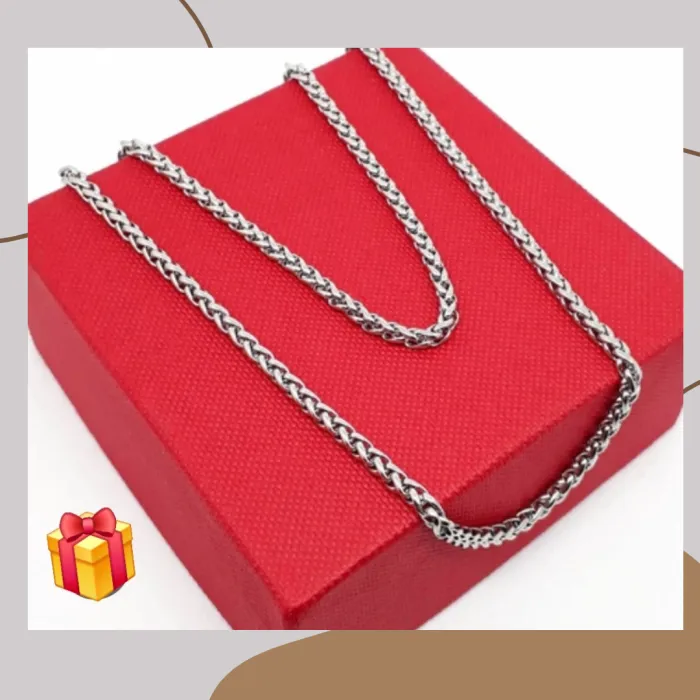 Cadena Acero espiga 3 mm 60 cm