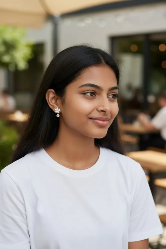 Aros de Acero con Flores  2