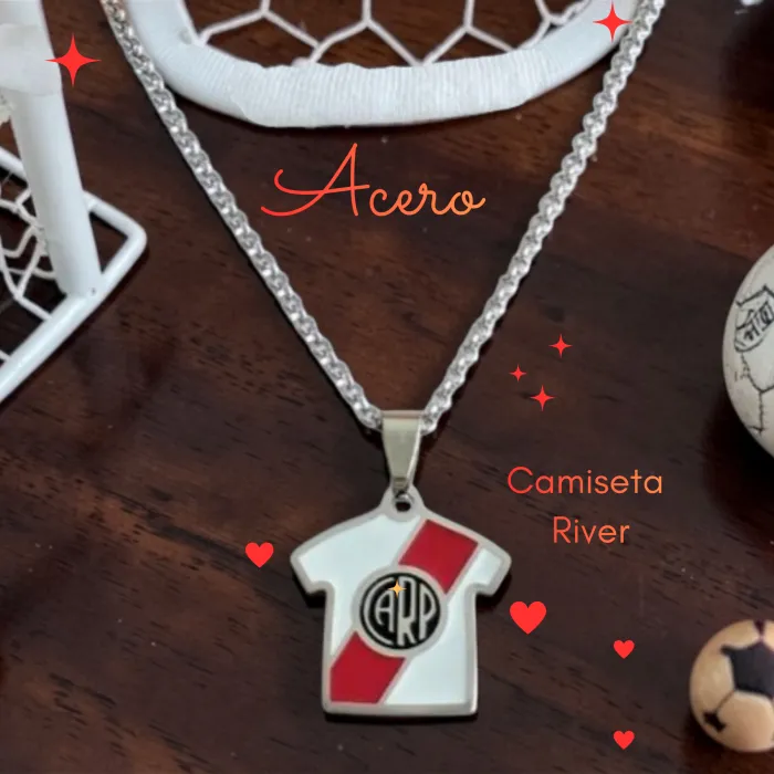 Collar Camiseta River Plate