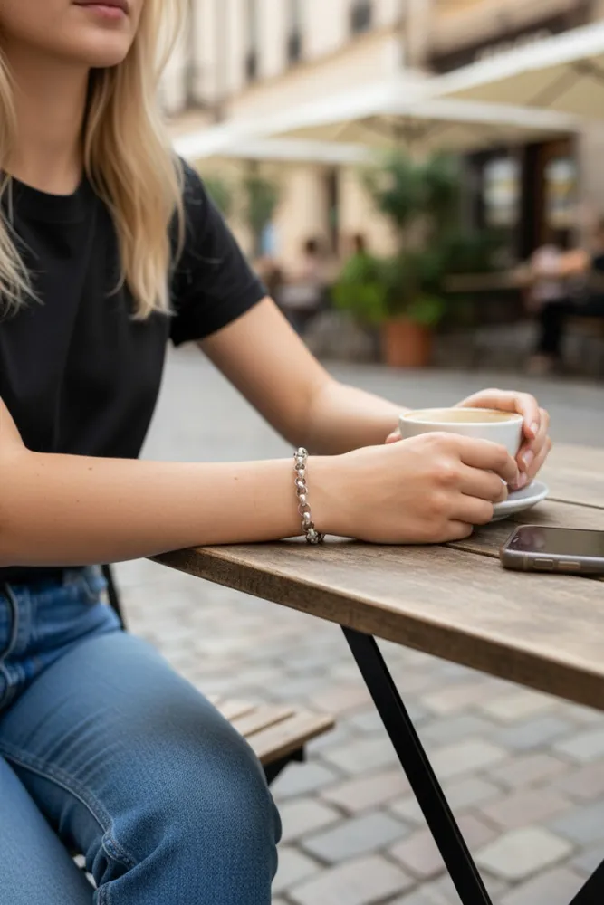 Pulsera de Acero Elegante 2