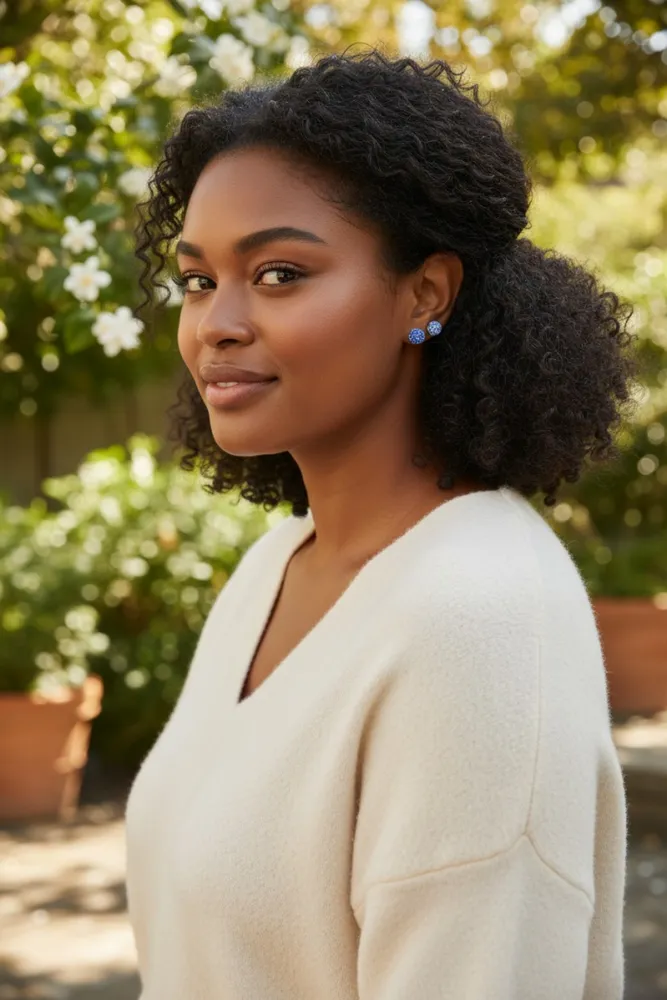 Aros de Plata Bola de Fuego 2