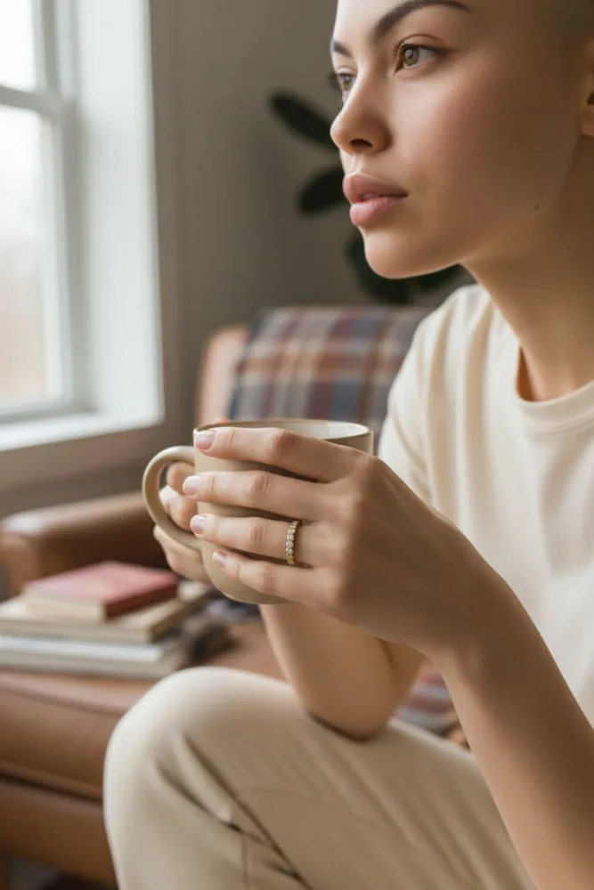 Anillo Enchapado en Oro con Cubic 2