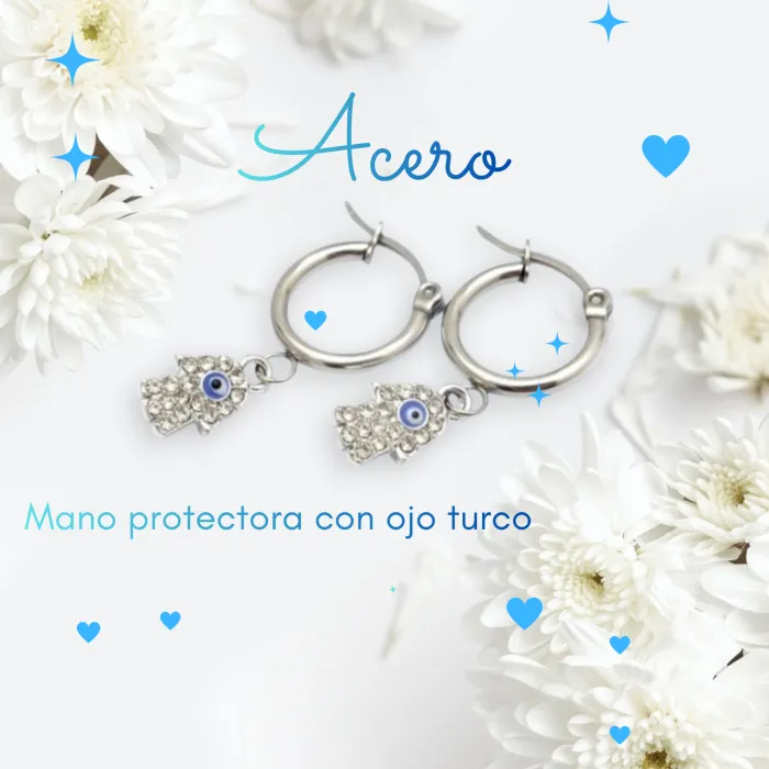 Aros de Acero con Mano Protectora