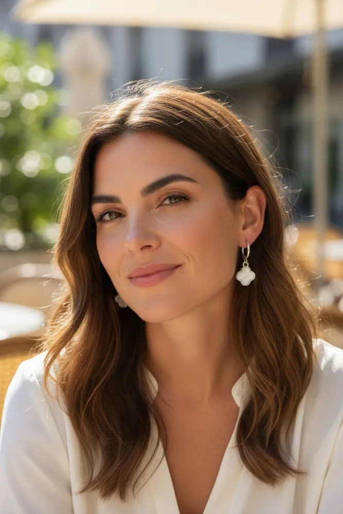 Aros de Acero con diseño floral  2