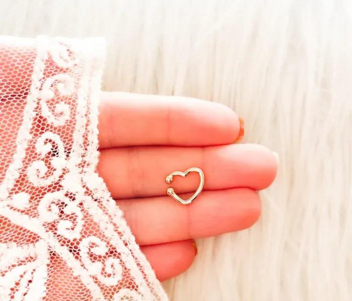 Aro de presión cuff Acero dorado 2