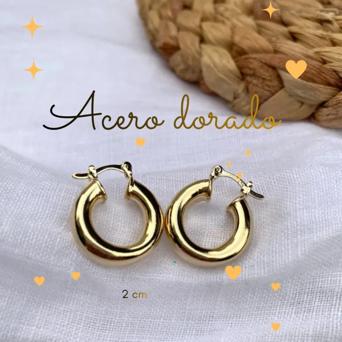 Aros de Acero Dorado