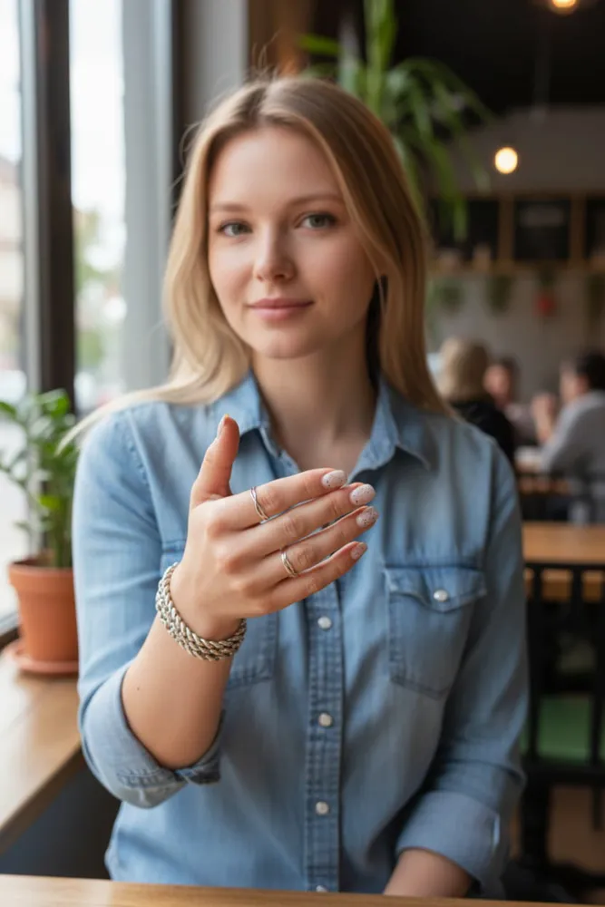 Anillo de Plata N°18 con Cubic 2