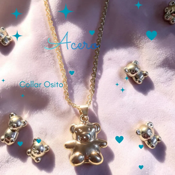 Collar Osito de Acero