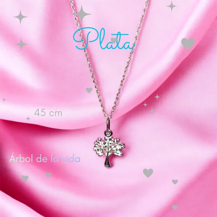 Collar Árbol de la Vida en Plata