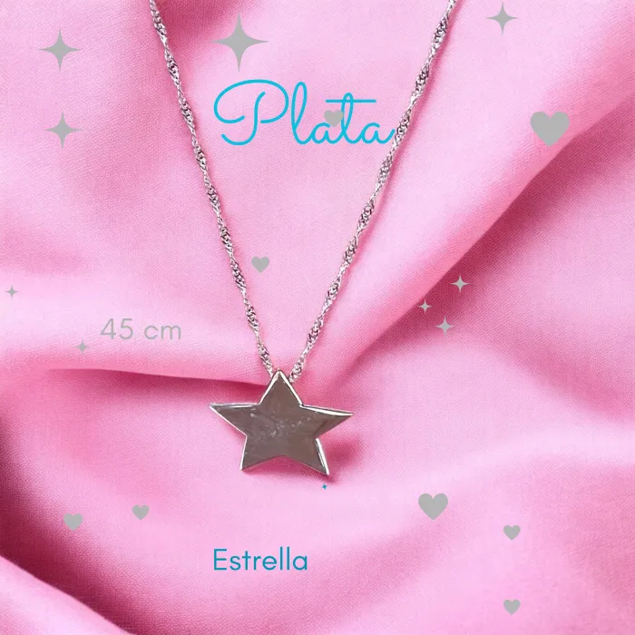 Collar de Plata con Estrella