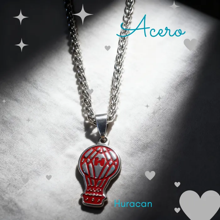 Collar escudo Huracan de Acero