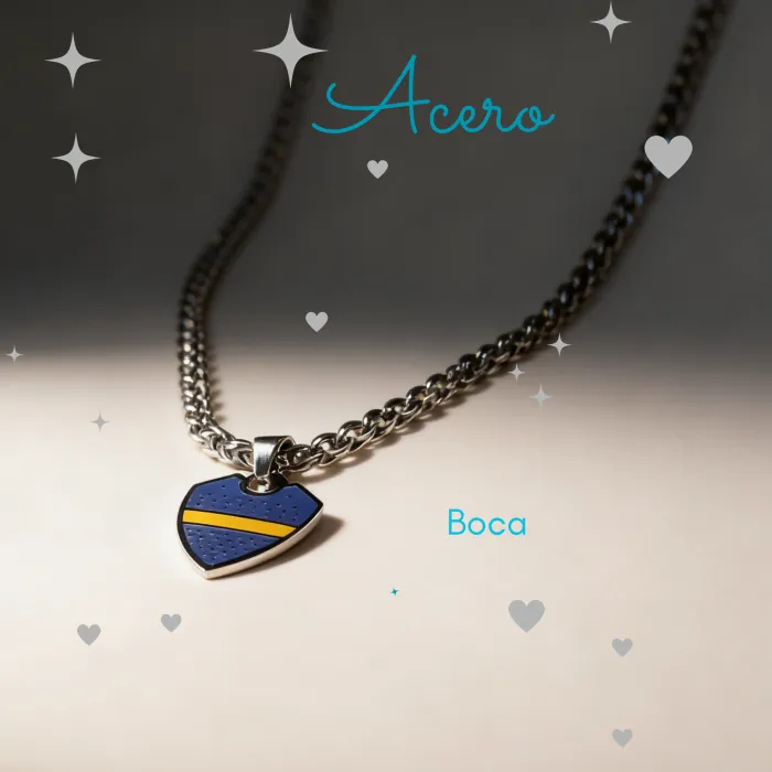 Collar de Acero Boca Juniors