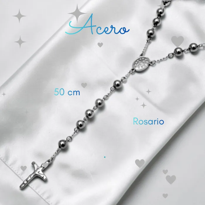 Rosario de Acero 50 cm
