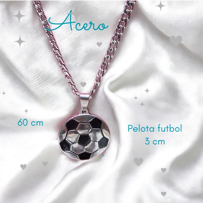 Collar de Acero Pelota de Fútbol
