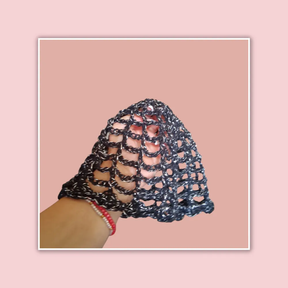 Gorro casquete crochet 4