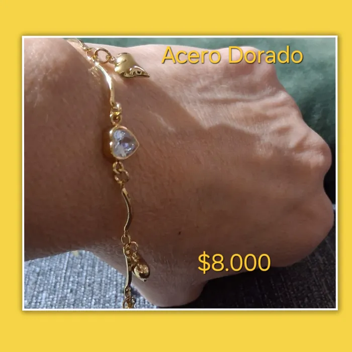 Pulsera Acero Dorado