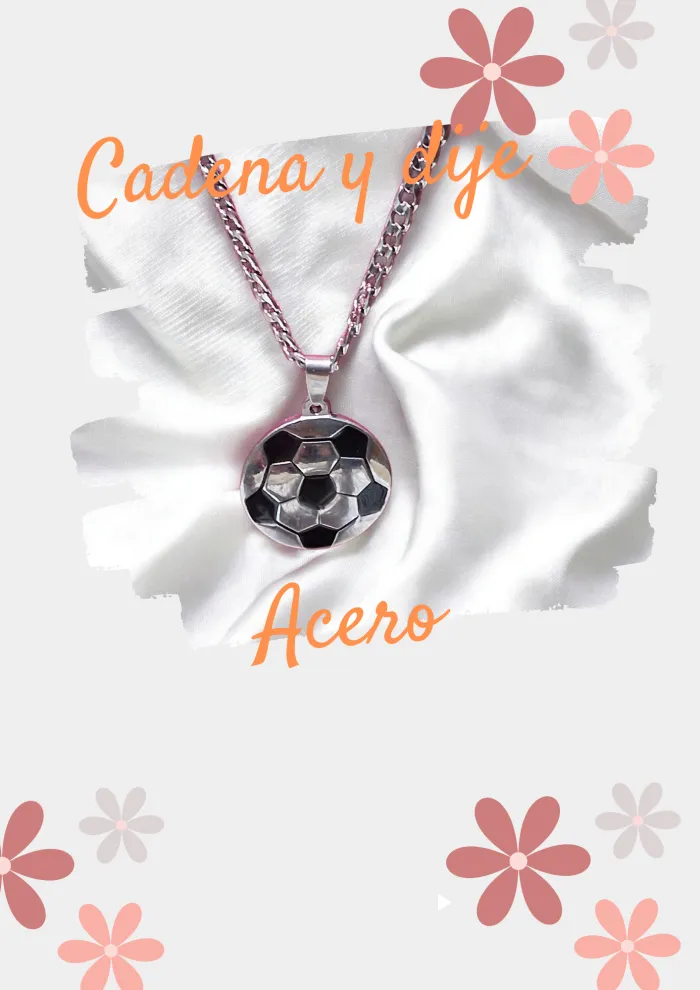 Cadena y dije Acero