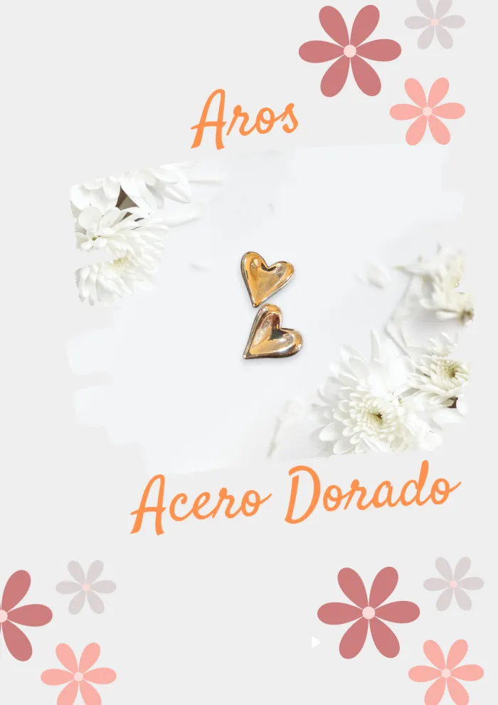 Aros Acero Dorado varios modelos
