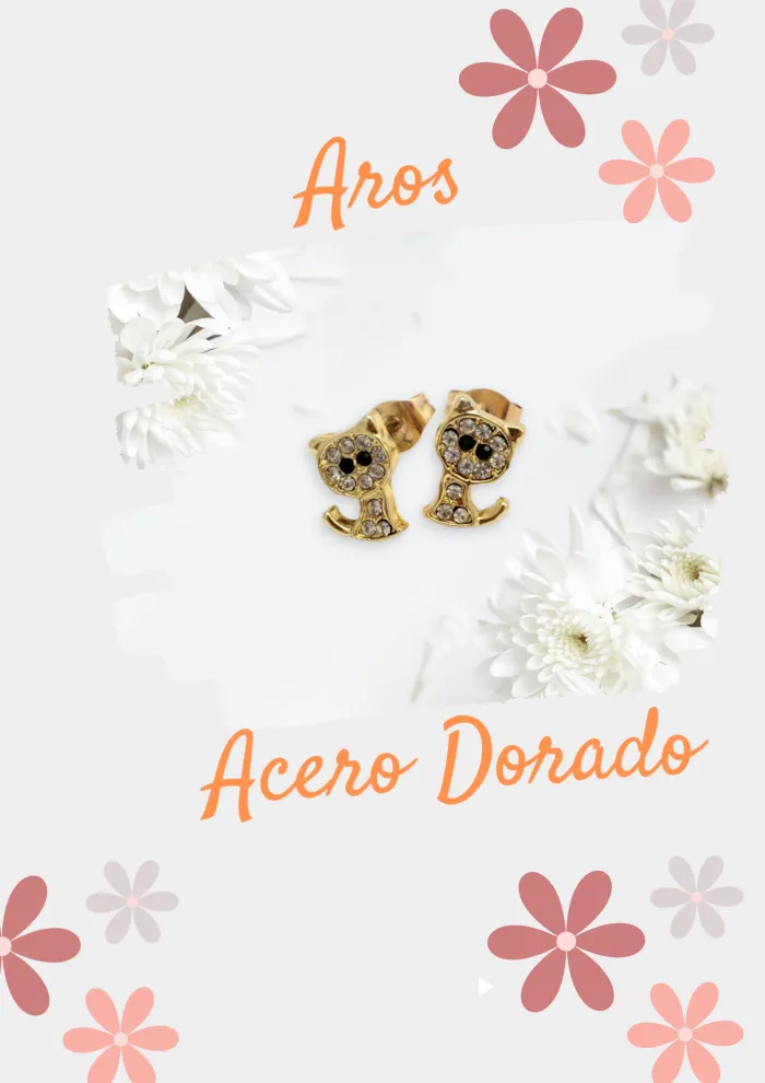 Aros Acero Dorado varios modelos 2
