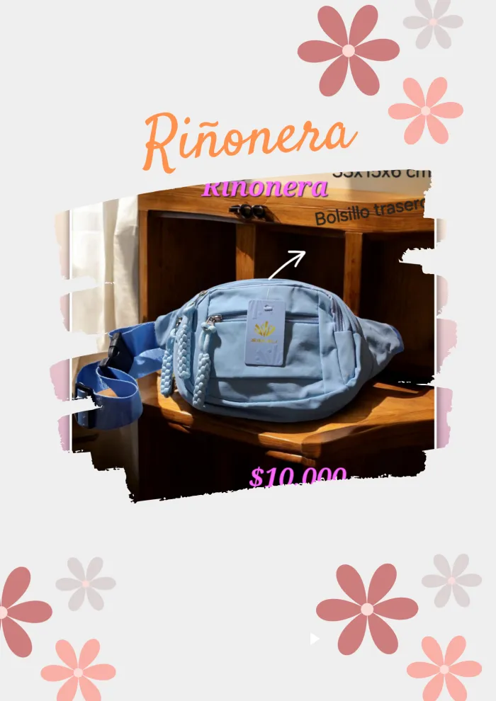 Riñonera tela varios colores 2