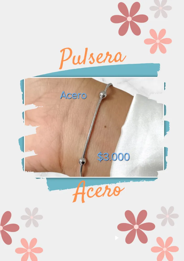 Pulsera Acero