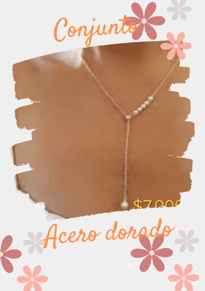 Conjunto Acero Dorado corbatero