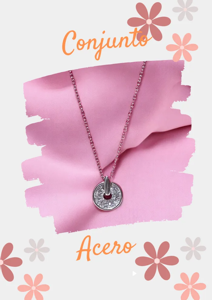 Conjunto Acero ruedita cubic