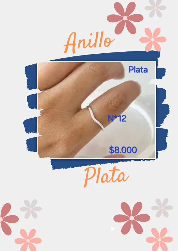 Anillo Plata con micropave