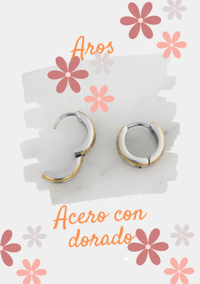 Aros Acero cubanos 1 cm 