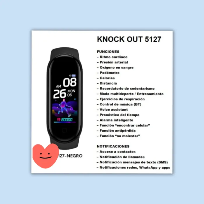 Reloj inteligente Knock out