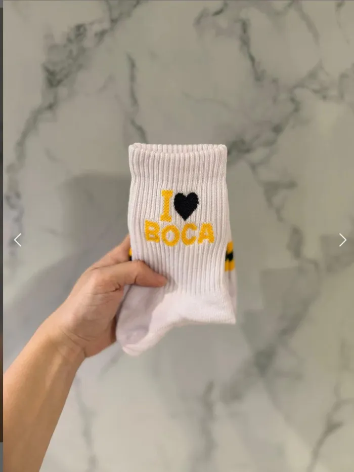 Medias 3/4 i love boca 