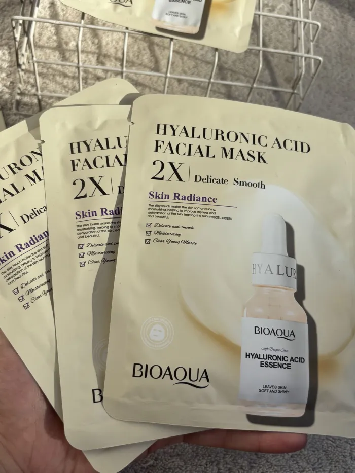 3 mascarillas faciales Bioacua