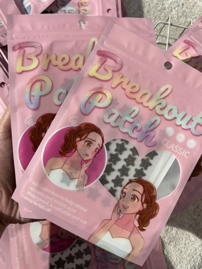 Parche para acné glitter